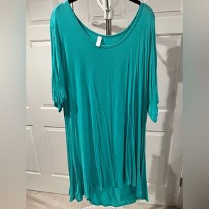 LuLaRoe Teal Perfect Tee 3X NWT